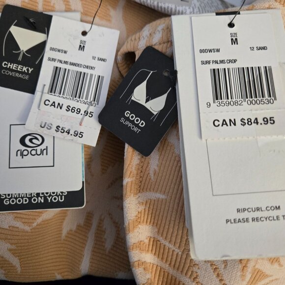 NWT RIP CURL Surf Palms Bikini M - Picture 10 of 10